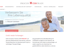Tablet Screenshot of procon-contrain.de